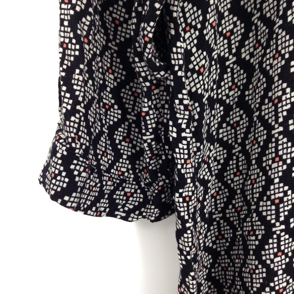 H&M Short Sleeve Buttoned Pullover Tunic Dress - Picture 4 of 8